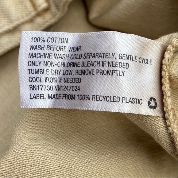 Art Class Jean Jacket Button Front In Sand Color 100% Cotton Size Medium (8/10) - Picture 6 of 7